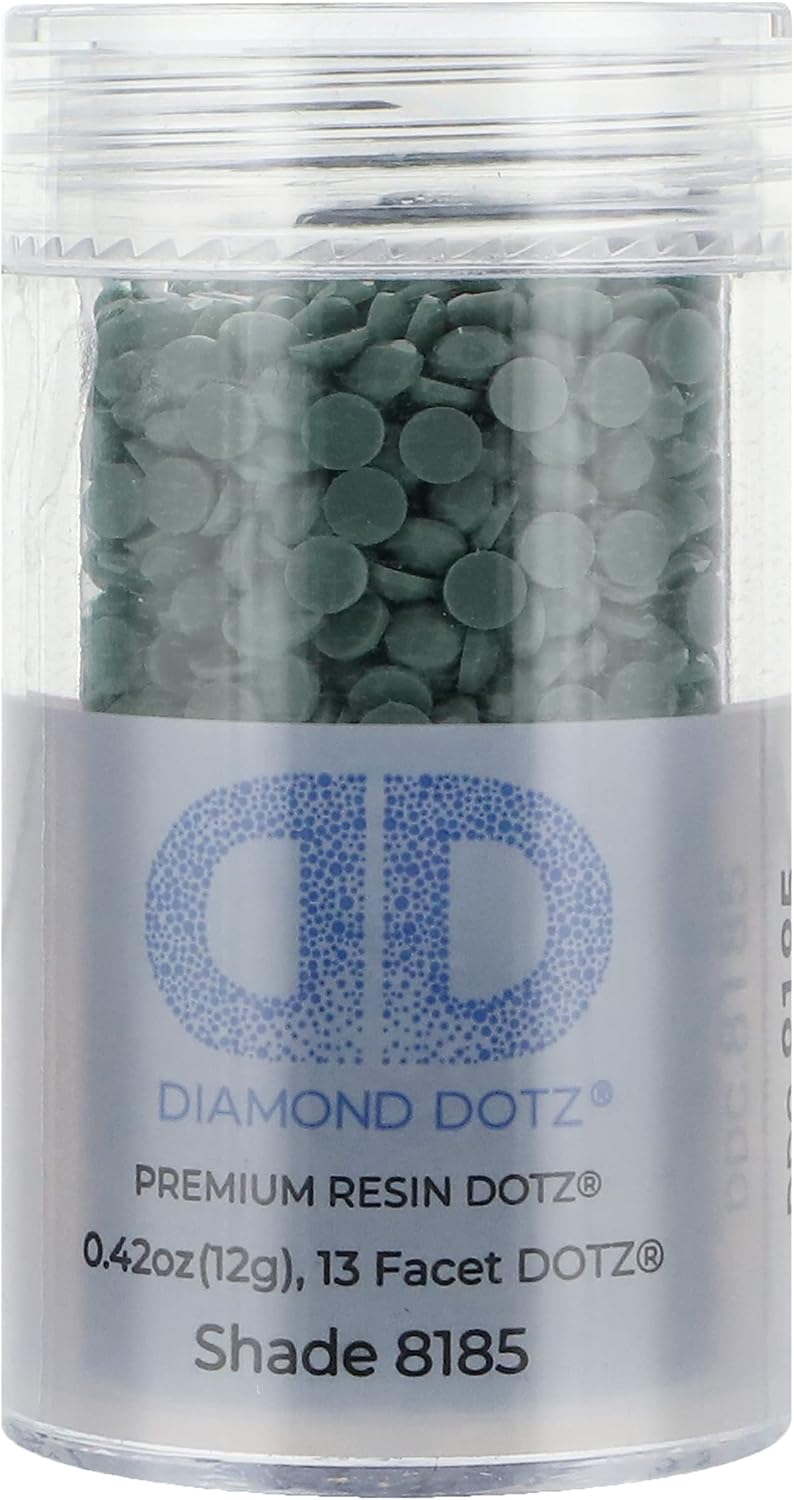 Diamond Dotz 2.8MM 12G Cylinder Mid Slate - Freestyle Diamond Painting Beads, Diamond Art Beads, Replacement Drills, Loose Gems for DIY Crafts and Art Projects