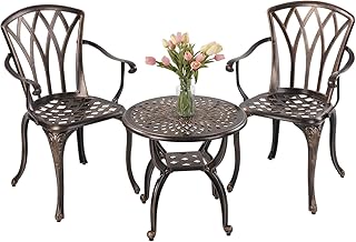 Jardin Cast Aluminum Outdoor Bistro Set
