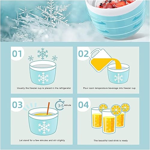 Miniatura 3 de Máquina de helados: también hace sorbete, postre de yogur congelado, máquina de capacidad de 40.6 fl oz