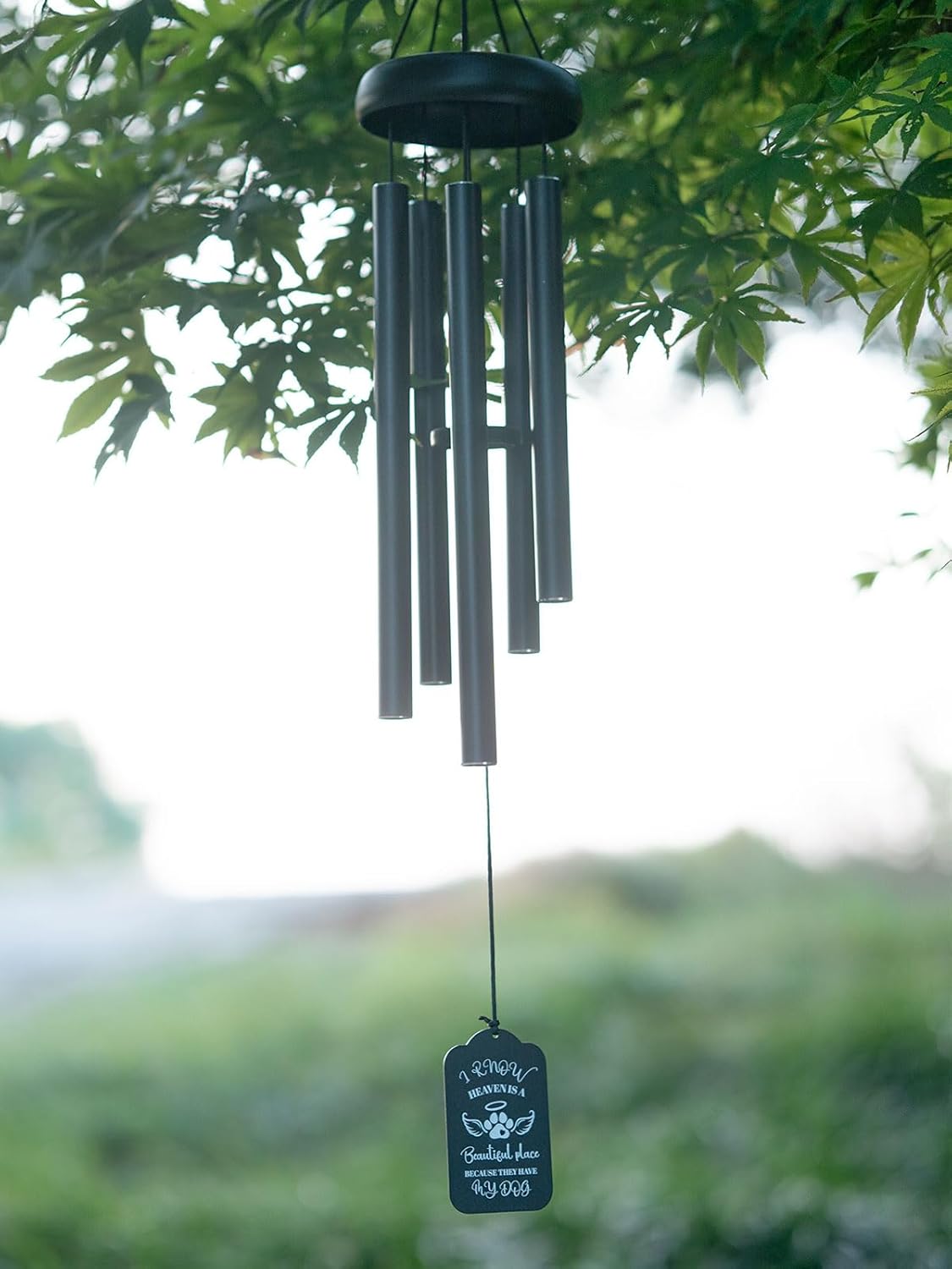 Pet Memorial Gifts for Dogs, 32" Pet Memorial Wind Chimes for Dogs Memorial Gifts, Pet Loss Gifts, Loss of Pet Sympathy Gift, Pet Remembrance Gift in Memory of Dog Cat - Image 3