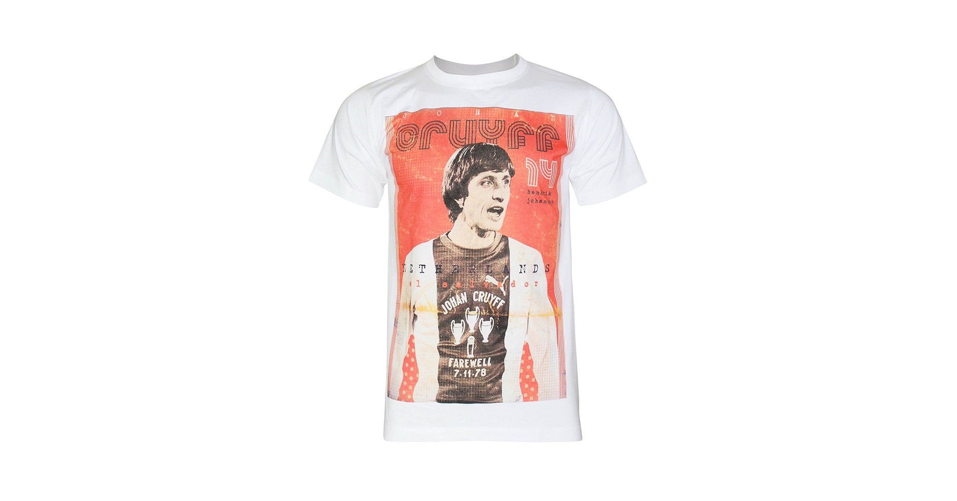 Amazon | [パラス] Johan Cruyff T-Shirt グレートフットボール