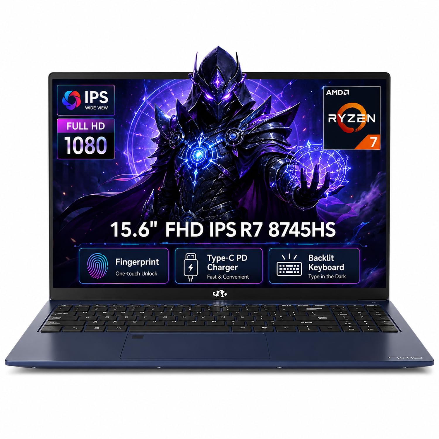 NIMO Light Gaming Laptop Ryzen 8745HS