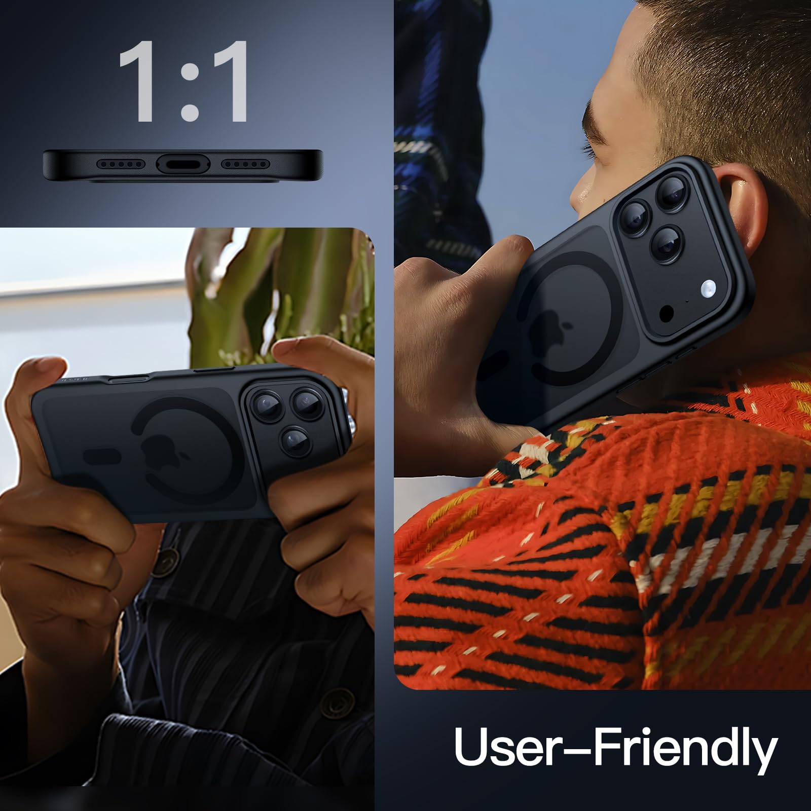 iPhone 18 Pro Magnetic Case - JETech Matte -7