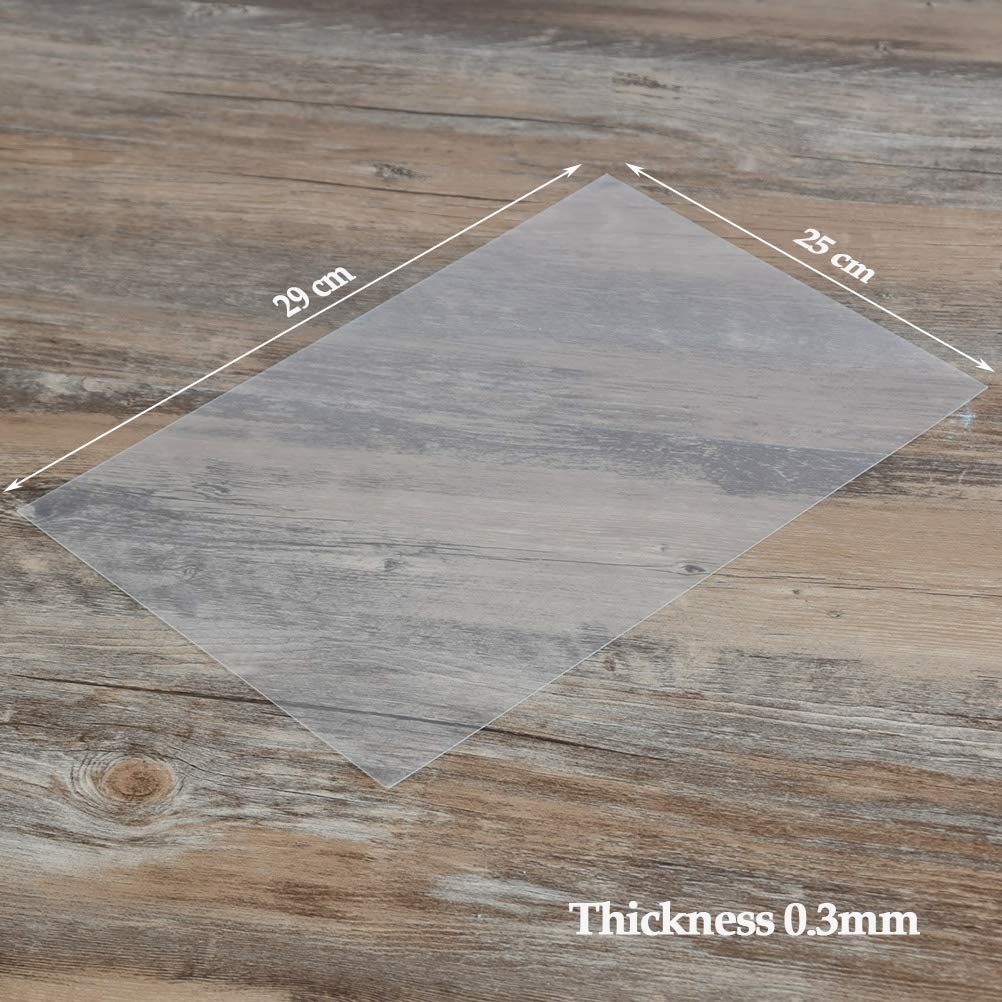 Schrumpffolien A4-Set – 10 Blatt, 20x29 Cm, Halbmatt, Zum Basteln Von Schlüsselanhängern, Schmuck & Anhängern – Schrumpft Auf 20 %