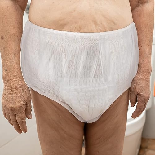 Miniatura 6 de 9 piezas de calzoncillos impermeables para incontinencia, pantalones de plástico, a prueba de fugas, ropa interior para adultos (XL, transparente)