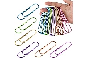 Humongous Office Paper Clips: 4 Inch Jumbo Clips for Colossal Documents