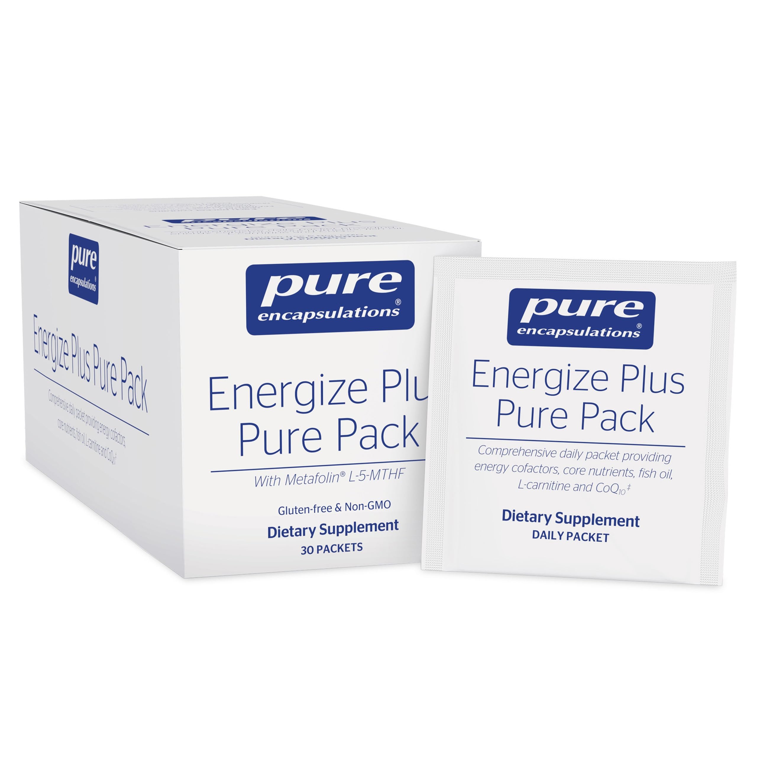 Energize Plus Pure Pack | Supplement to Support Energy Production and Nutrient Metabolism* | 30 Packets