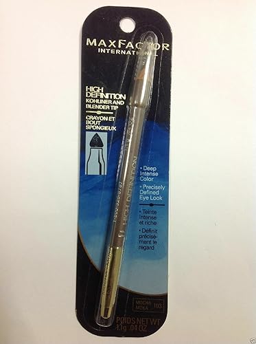 Max Factor - Lápiz delineador de ojos Kohliner y punta de licuadora de alta definición, 103 Mocha  Moka