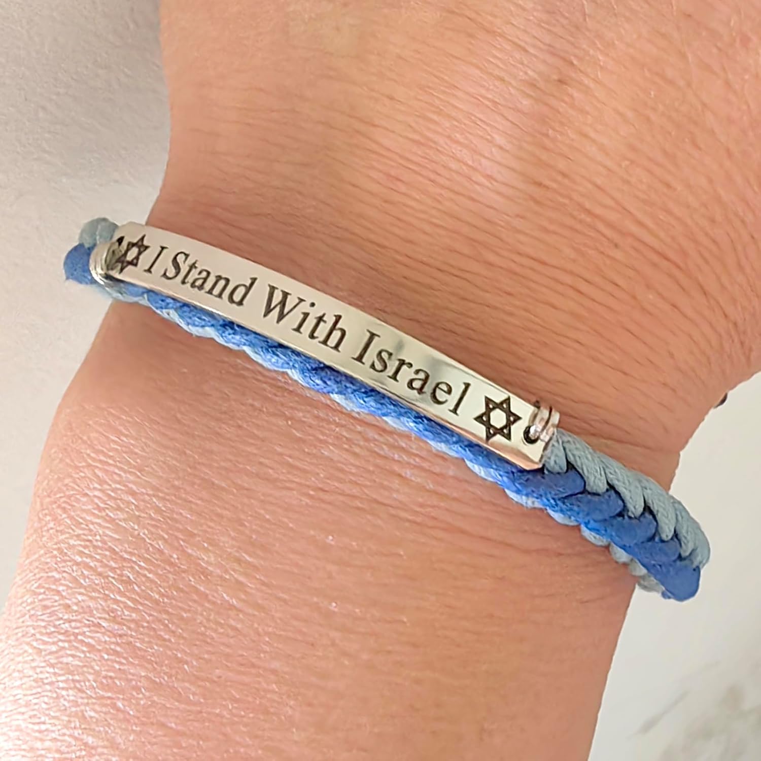 I Stand With Israel Bracelet Personalized