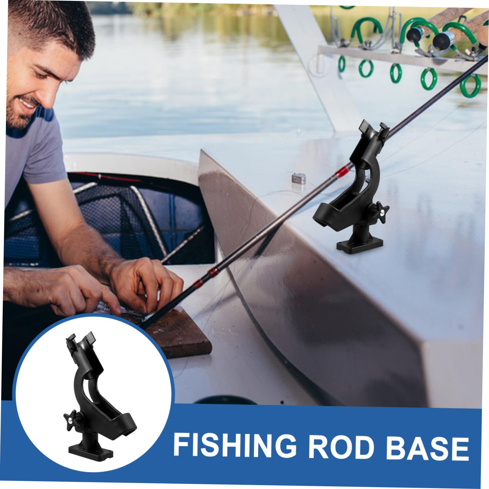 UPKOCH per Canna con Rotazione Accessorio per Kayak e Yacht Facile Installazione Stabile e Resistente per