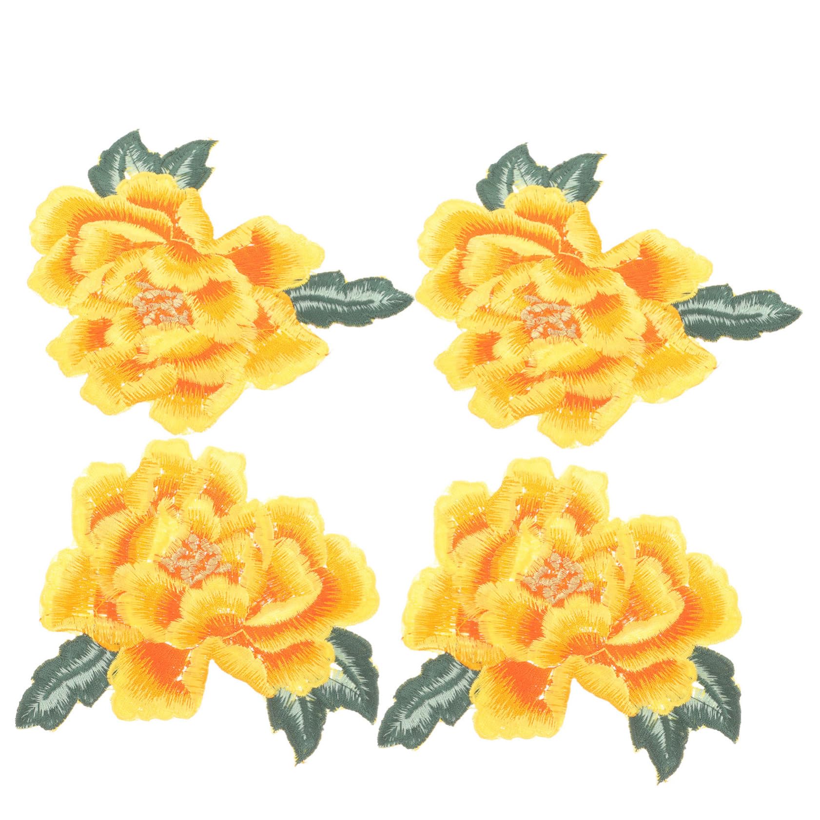 Angoily 5 Set Patch Di Ricamo Floreale Toppe Per Jeans Strappati Cucire Ricamato Riparazione Vestiti Abbigliamento Ferro Da Ricamo Sulla Toppe Applique Termoadesive Tessuto 4 Pezzi*5