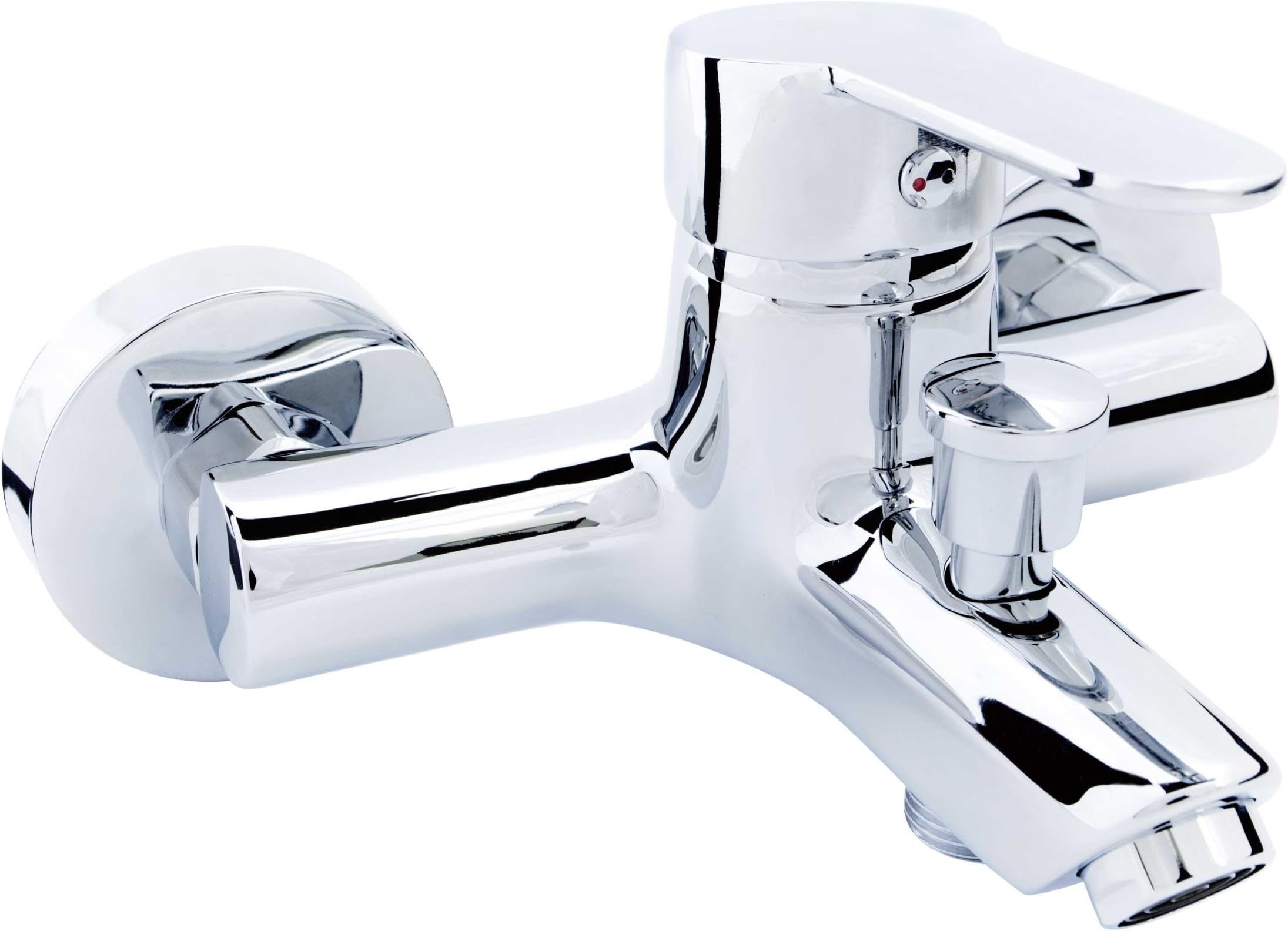 Boet 98555 Outdoor Tap Mixer with Diverter for Bath and Shower, Chrome