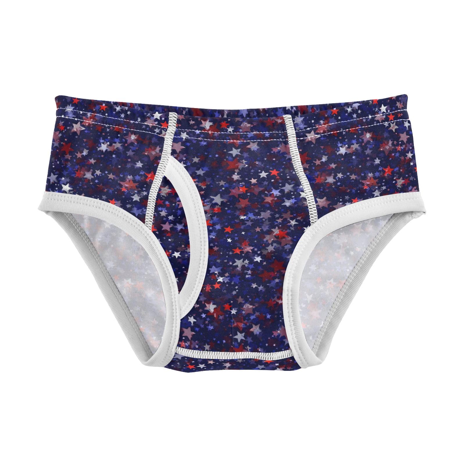 Boys Exclusive Briefs Toddler Underwear 95 Combed Cotton Boxerbriefs 2T Blue White Red Stars