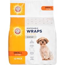 Arm & Hammer Small Male Dog Belly Band Wraps, 12 Count