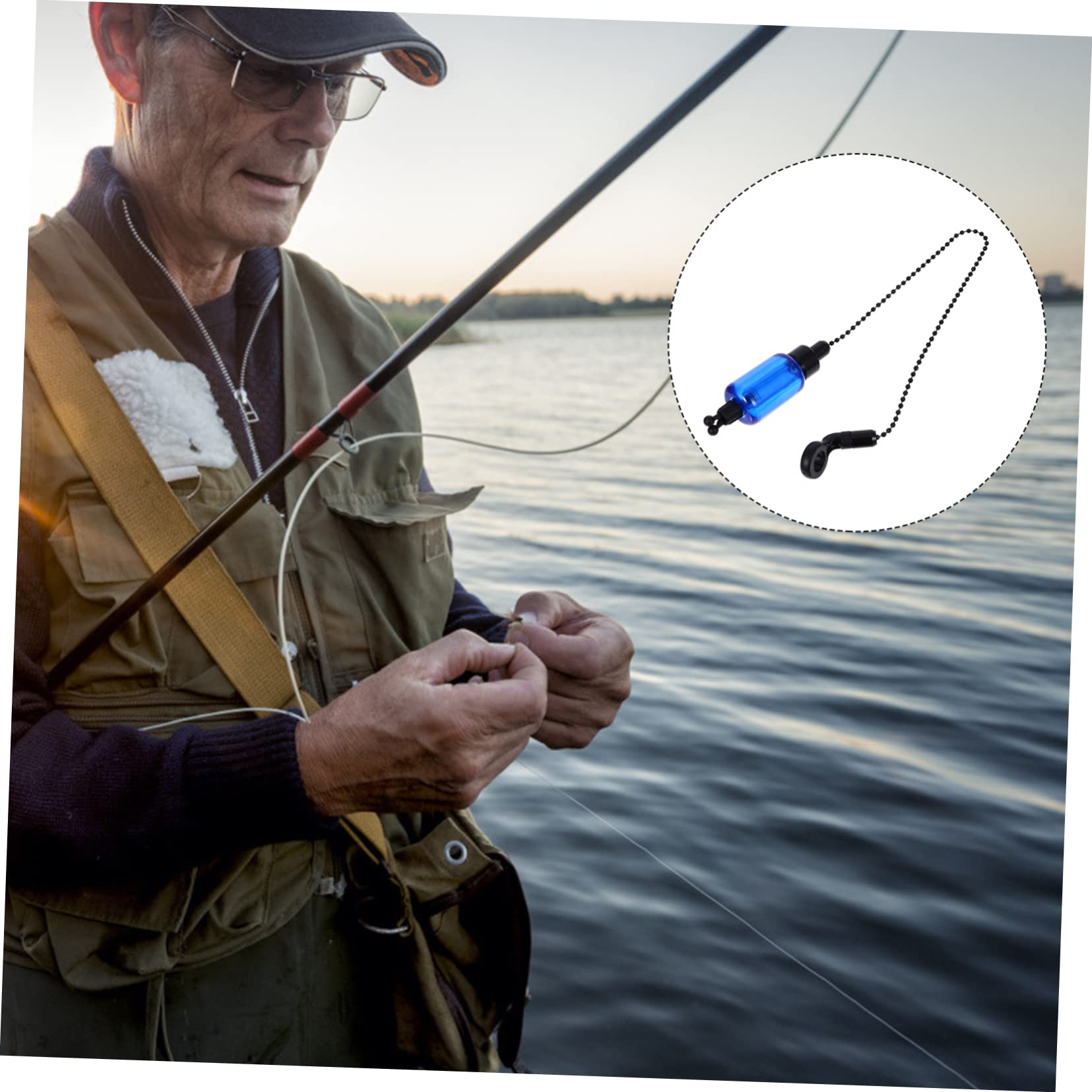 SUPVOX Fishing Alarm Clip Hanger Fishing Kit for Easy Fish Bite Detection Non Corrosive and Rod Swingers for Enhanced Fishing Experience