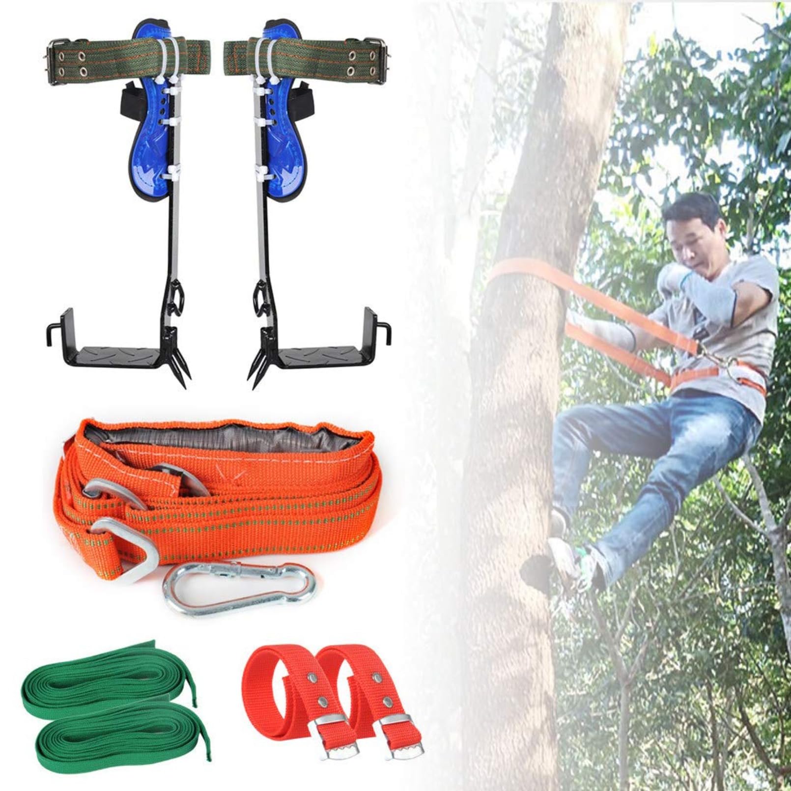 Amazon.co.jp: Joxoilso木登り器 昇柱器 木登り道具 極登山スパイク