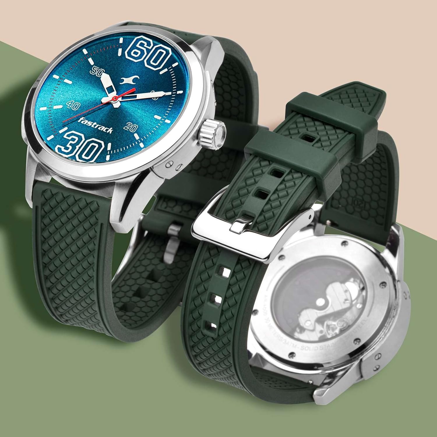 BISONSTRAP Watch Bands for Men, High Performance Fluororubber Watch Strap with Quick Release,18mm 20mm 22mm - Image 9