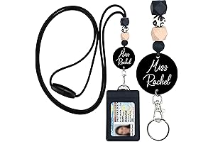 Lanyard Badge Holders for Teachers- Black