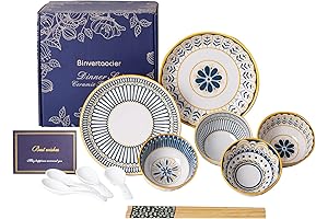 Porcelain Dinnerware Sets for 6