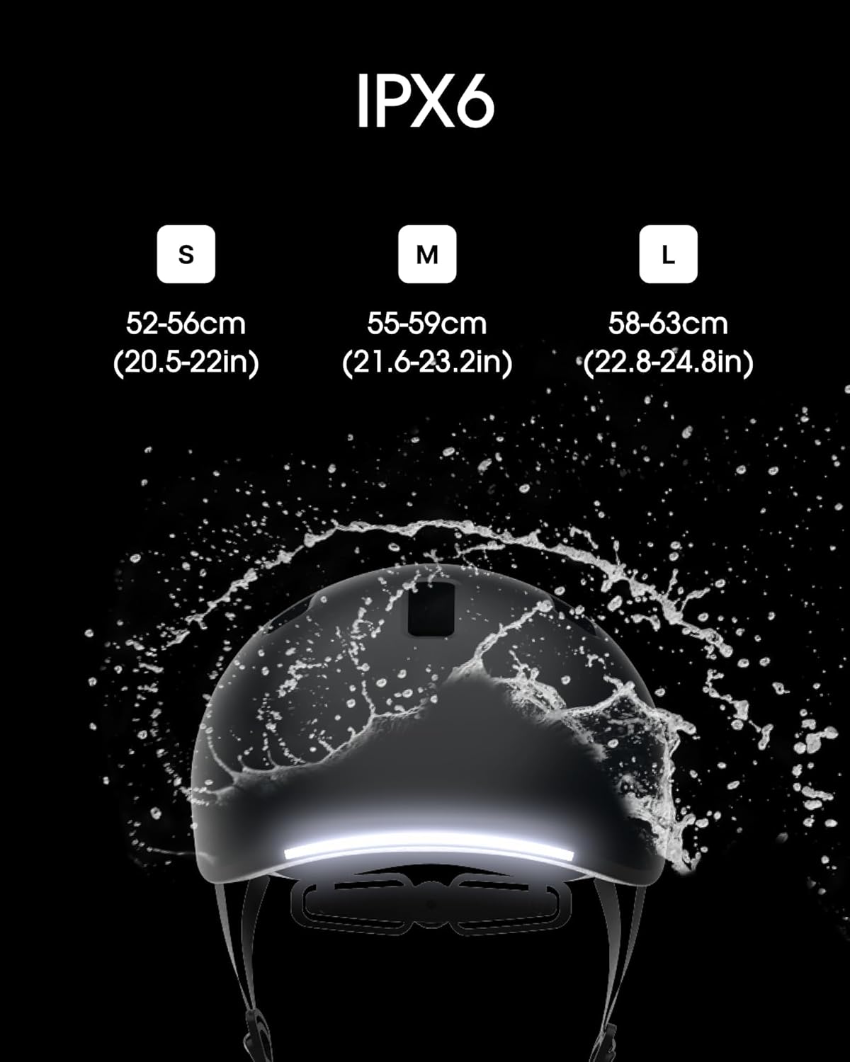 Two cyclists demonstrating Lumos Team Sync feature with coordinated helmet lights