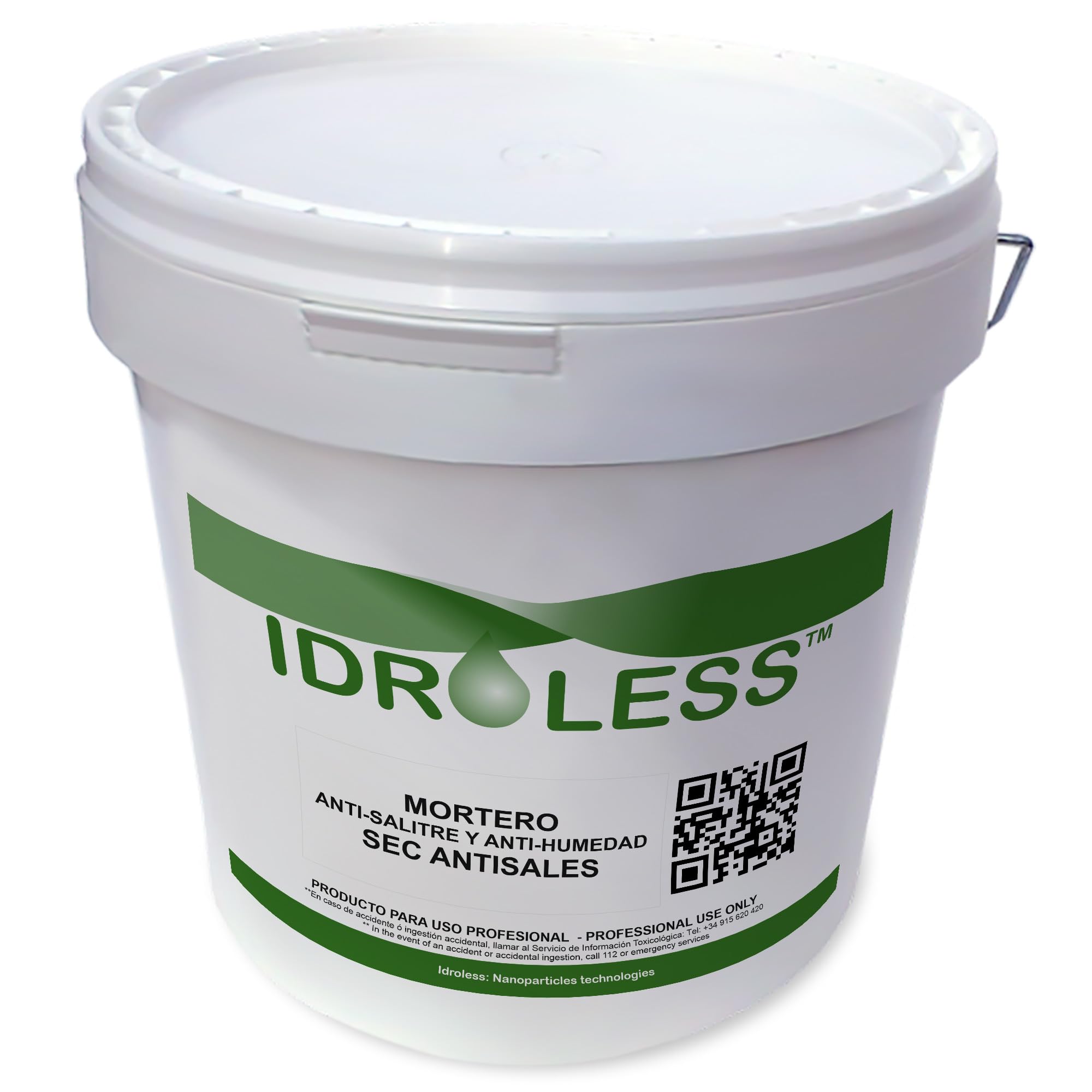 Mortero Sec Antisales 5kg Capilaridad Salitre Eflorescencias Humedad Muros
