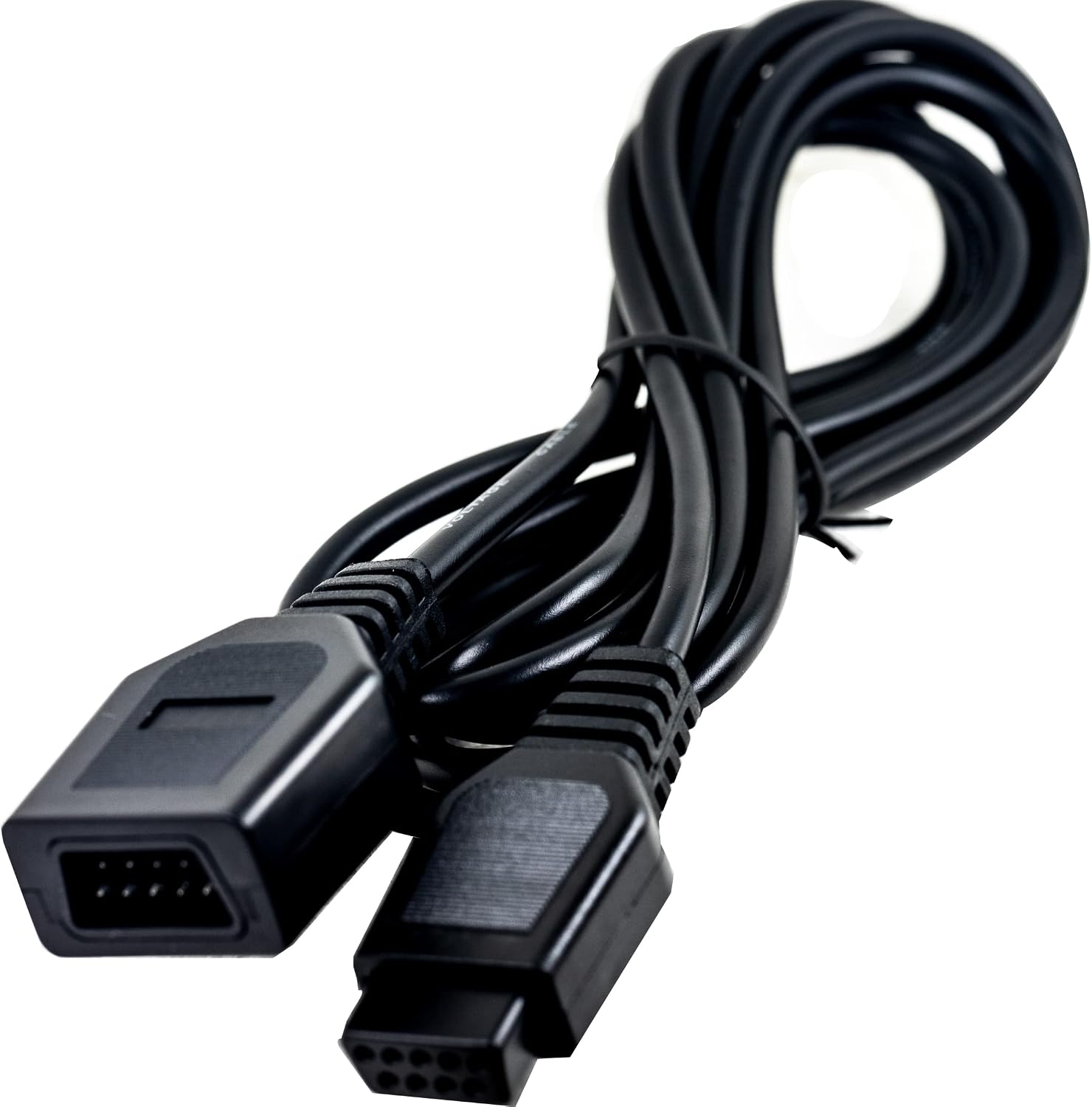 whiteeeen 9 Pin Extension Cord Cable for Sega Genesis MD Mega Drive Controlle Extension Sega Genesis 1/2/3 Controller About 5.9FT (2pcs)