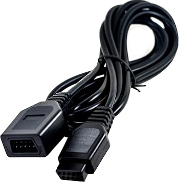 whiteeeen 9 Pin Extension Cord Cable for Sega Genesis MD Mega Drive Controlle Extension Sega Genesis 1/2/3 Controller About 5.9FT 1pcs