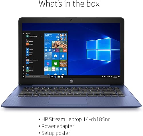 Miniatura 5 de HP Stream portátil de 14 pulgadas, Intel Celeron N4000, 4 GB de RAM, eMMC de 32 GB, Windows 10 Home en modo S, con Office 365 Personal durante 1 año