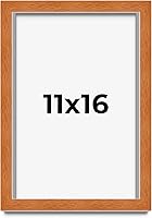 Vista 118 de Marco marrón de 18 x 24 pulgadas, marco de madera maciza de nuez de miel, ancho de moldeo de 0.875 pulgadas, profundidad de rabo de 0.875 pulgadas