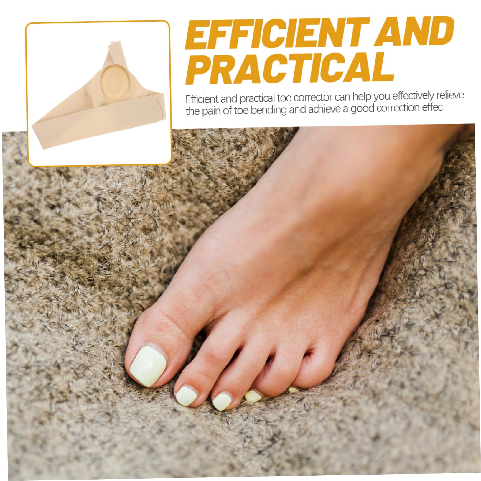 Ipetboom Toe Separators for Women Sleeve Bunion Correction for Men for Overlapping Toes