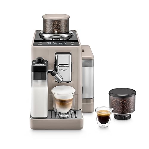 De'Longhi Rivelia Automatic Espresso Machine, Grinder & Frother, Easy Bean