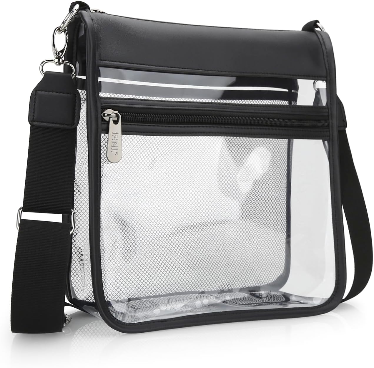 Clear Bag Stadium Approved, Small Crossbody Bag for Concerts Sports Events, Clear Clutch Purses for Women