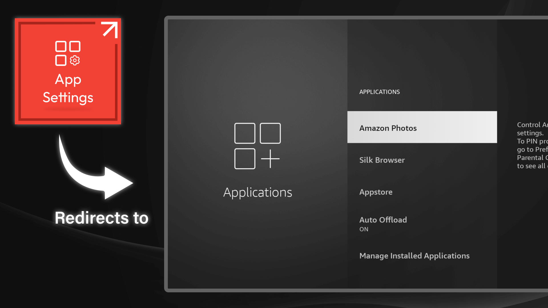App Settings – Quickly Load Shortcut of Application Menu for Fire TV ...