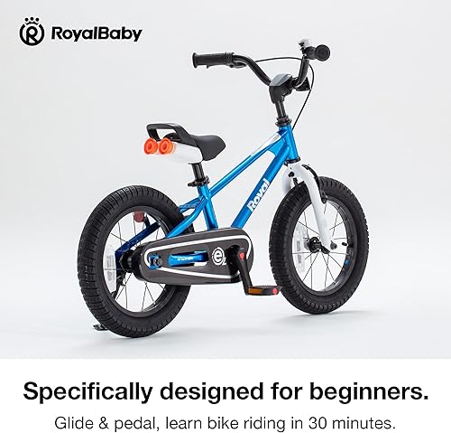 Miniatura 209 de RoyalBaby Kids Bike Freestyle Classic & EZ Balance Pedal Switchable Bicycle, 12 14 16 18 Inch, 3-10 Years Toddler to Big Kids Verde
