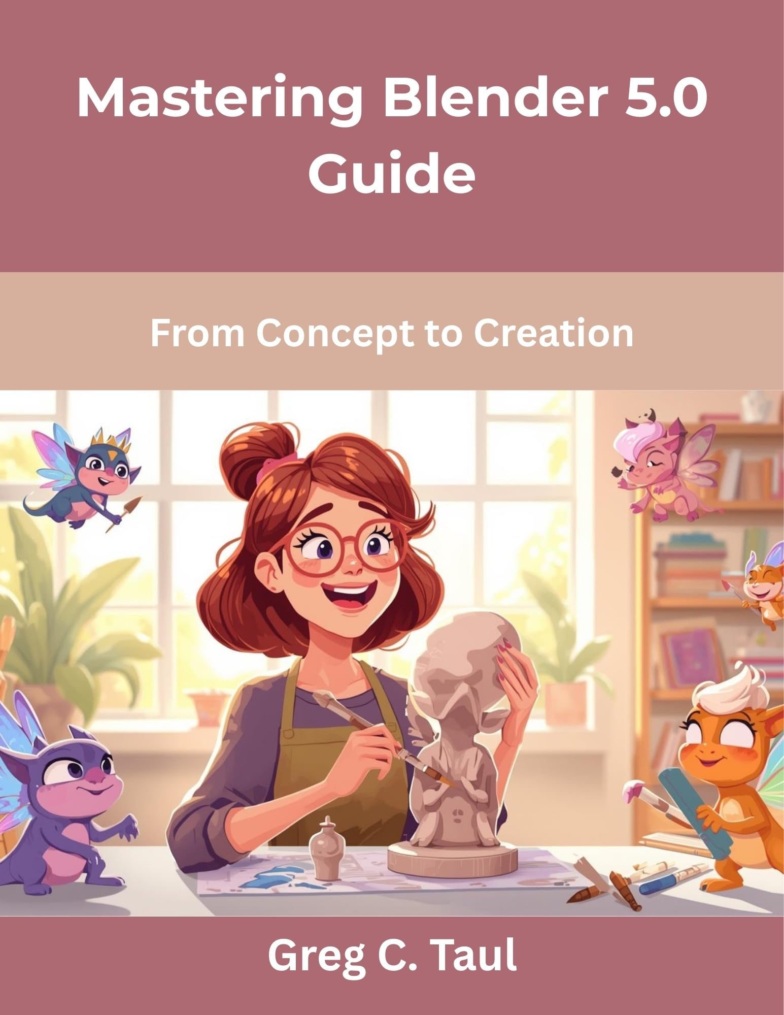 Blender 5.0 Guide livre modélisation 3D anglais concept to creation