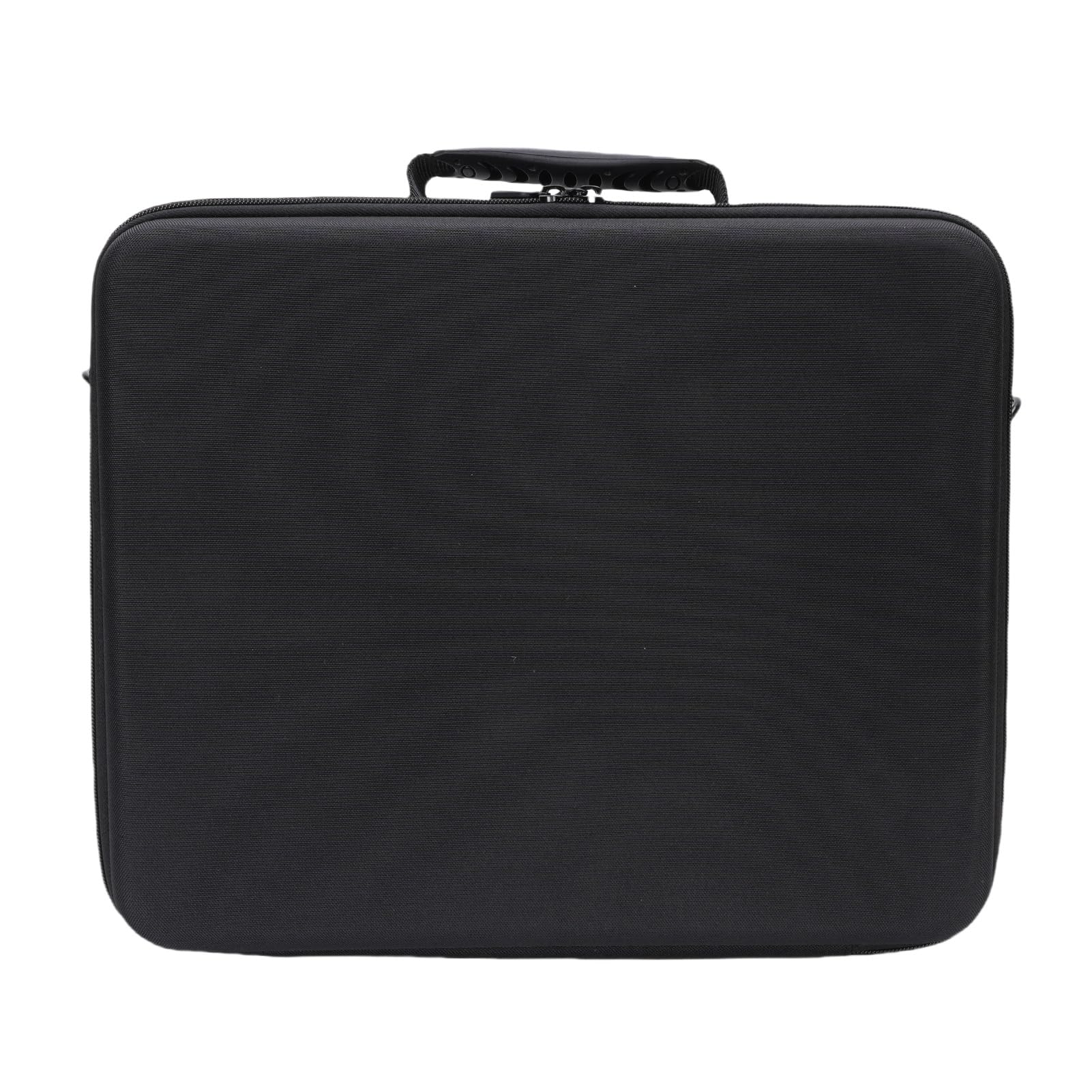 Fockety Custodia Rigida per Console da Gioco, Struttura Scanalata Spaziosa Antiurto e Impermeabile Custodia da Trasporto per Console da Gioco SLIM Borsa Protettiva in Nylon EVA con Tracolla (BLACK)