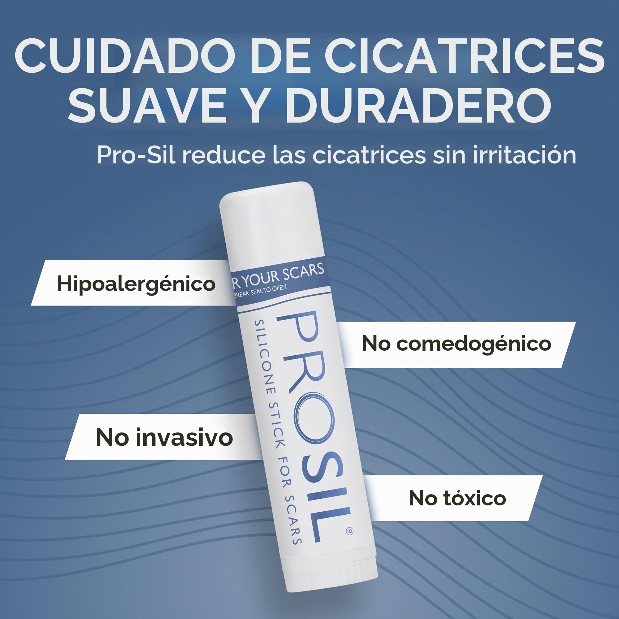BIODERMIS - Stick de Silicona para Cuidado de Cicatrices | Ayuda con Cicatrices y Queloides | Ideal para Uso Diario | Fácil Aplicación, 17 g, Paquete de 1