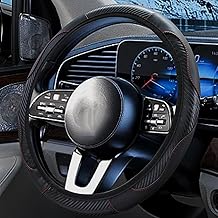 Sponsored You’re seeing this ad based on the product’s relevance to your search query.Learn more about this advertisement Car Steering Wheel Cover, Universal Size Steering Wheel Cover, Fits 37-38 cm, Non-Slip Carbon Microfiber Steering Wheel Cover, Breathable Car Accessories, Steering Wheel Protector, Black