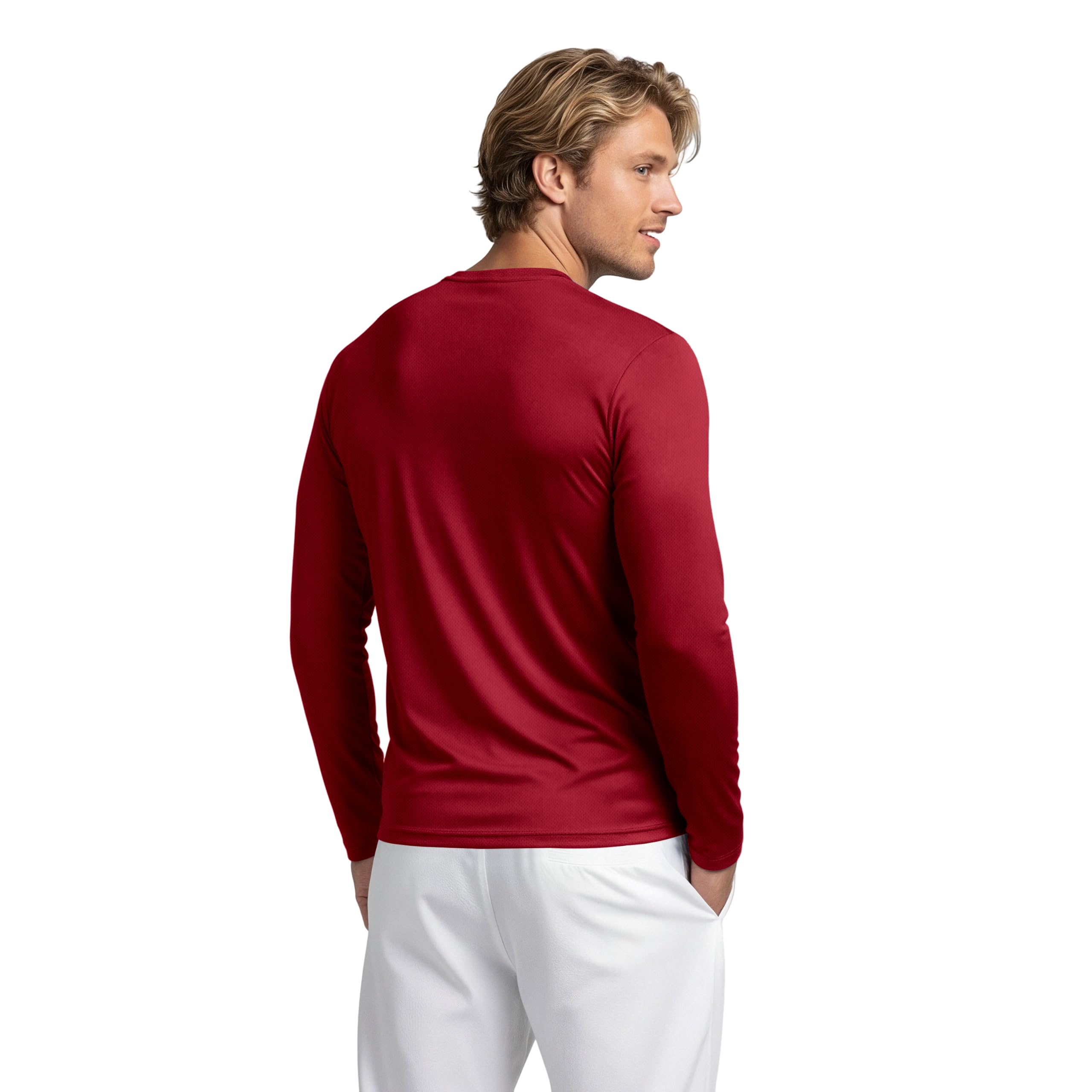 Holure Paquete de 3 o 5 camisetas de entrenamiento para hombre, camiseta de secado rápido, absorbe la humedad, camisetas de manga larga atléticas con costuras reflectantes y planas