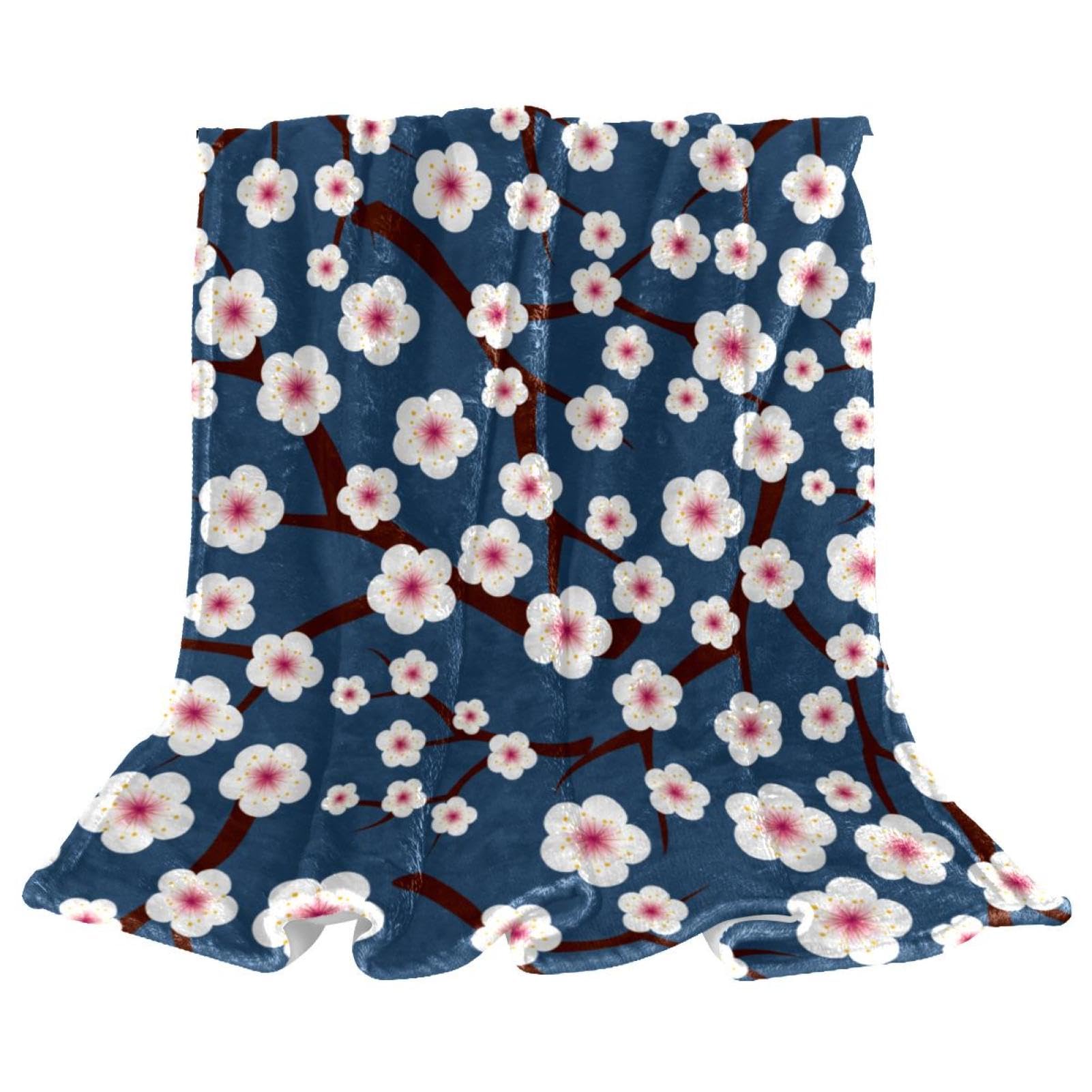 Jeté de canapé couverture fleur polaire douce pour soirées cocooning au salon