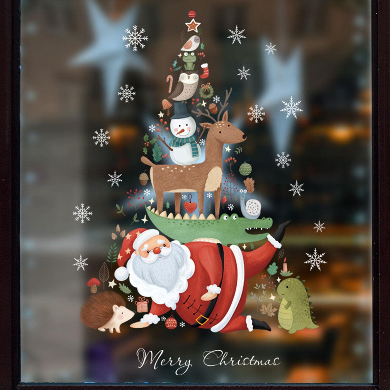 クリスマス 飾り 静電ステッカー剥がせる 汚れない 65pcs入 Amazon.co.jp: LOKIPA クリスマス 飾り 静電ステッカー 剥がせる