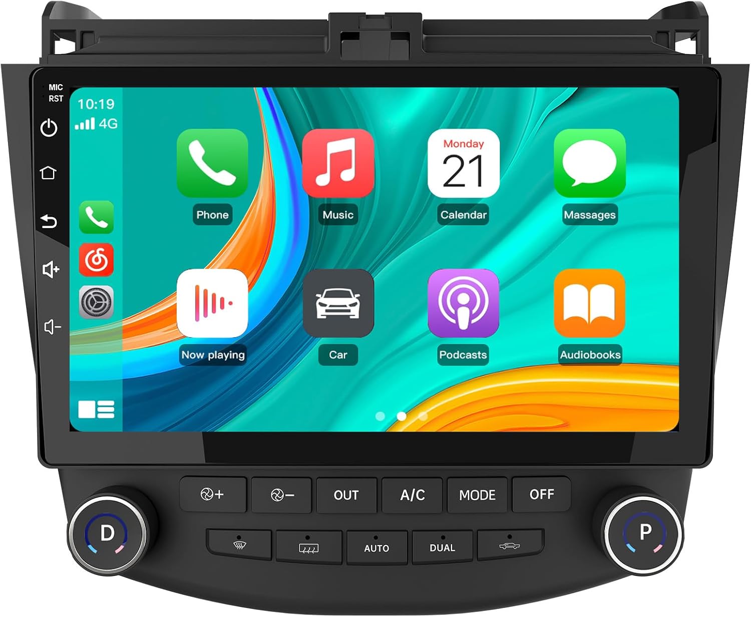 AWESAFE Android 13 Car Radio Stereo 10 inch Touch Screen with CarPlay Android Auto for Honda Accord 7th 2003 2004 2005 2006 2007