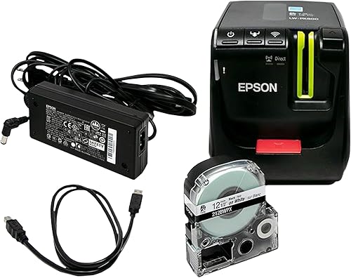 Miniatura 7 de LABELWORKS Epson LW-PX800 Industrial Wireless Label Maker - Desktop Label Printer Compatible with Large Variety of Tape Types