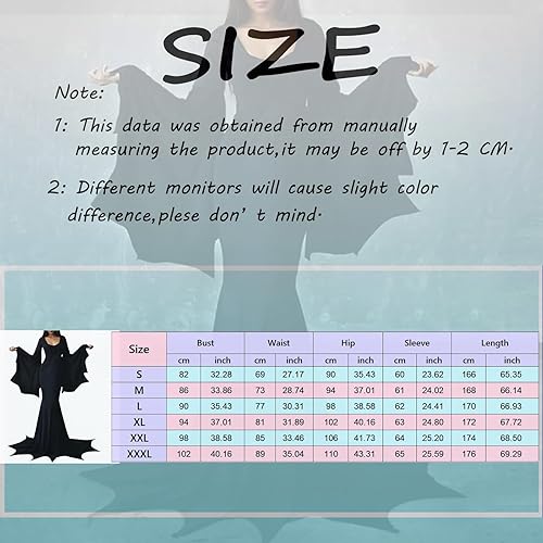 Miniatura 4 de Vestido gótico sexy para mujer, minivestidos delgados con mangas de murciélago, vestido de cóctel para Halloween, cosplay, vestido vintage