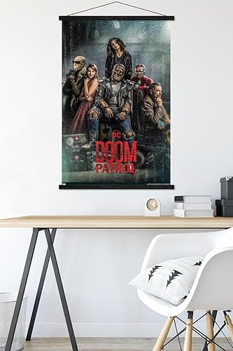 Miniatura 5 de Trends International DC Comics TV Doom Patrol - Póster de pared de hojas del grupo uno, 22.37 x 34.00 pulgadas, impresión premium y colgador negro