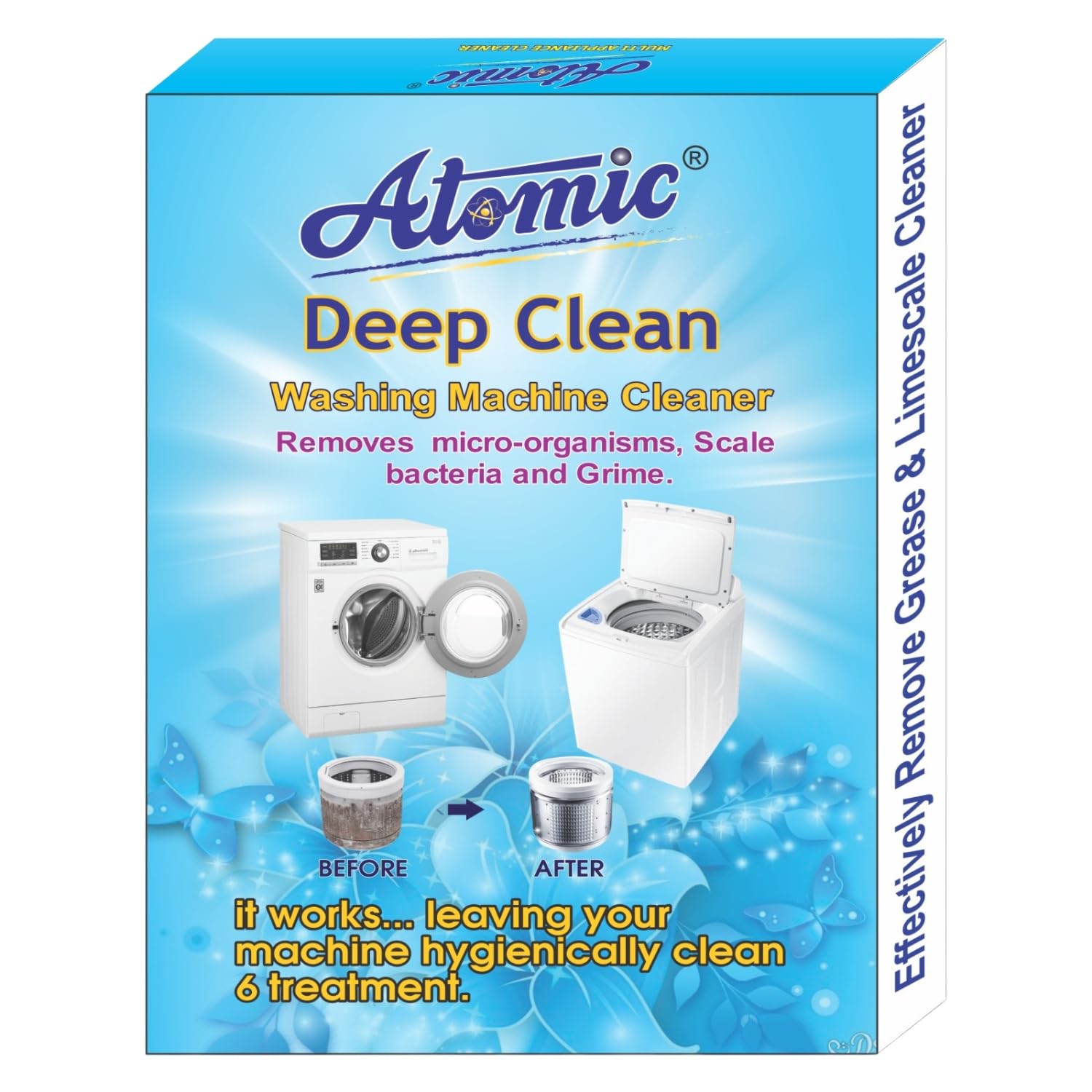 Washing Machine Cleaning Powder For Top Load/Front Load (6 Pcs, 50 GM Each) Washing Machine Drum Cleaner & Tub Cleaner, Washing Machine Descaler (B0D384LP6K) Amazon Price History, Amazon Price Tracker