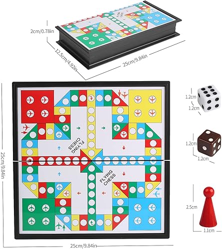 Miniatura 2 de Andux Juego de mesa portátil plegable magnético de ajedrez volador CXYXQ-03 (M)