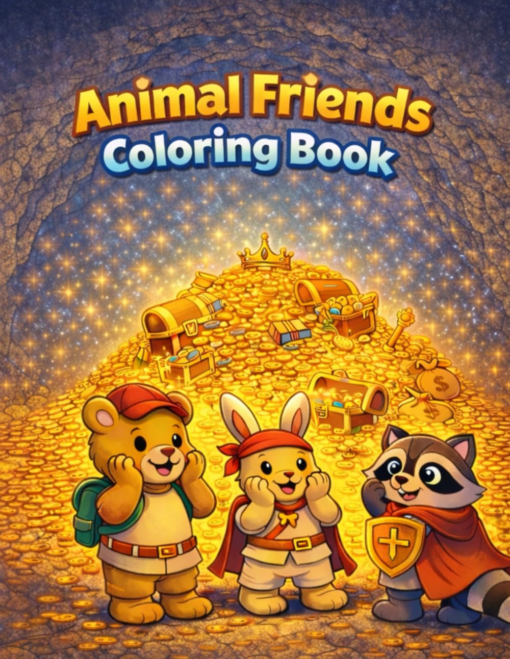 Animal Friends Coloring Book: A Fun Coloring Book For Children