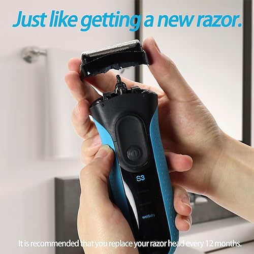 Miniatura 5 de Paquete de 2 cabezales de repuesto para afeitadora eléctrica Serie 3 32B para hojas S3 y cortadoras, 3040s, 3010s, 3000s, 3080s, 380s-4, 390cc...