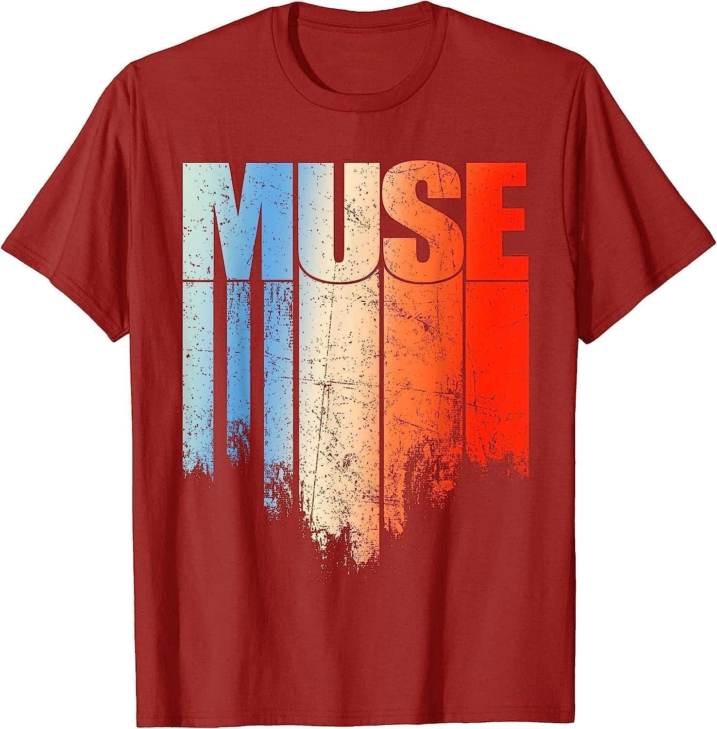 Inextone Men's Red Muse T-Shirt (Xs,)